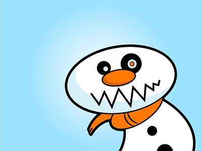 Ice Frosty illustration snowman