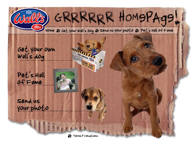 Wall’s Sausages website