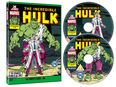 Incredible Hulk ‘66 design dvd hulk marvel packaging