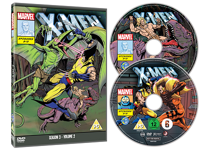 X-Men 1992 design dvd marvel packaging