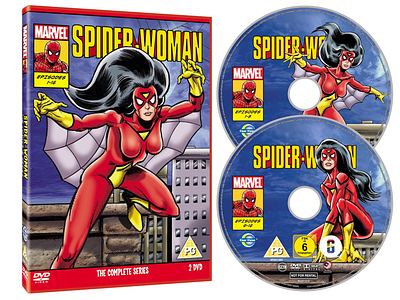 Spider-Woman 1971 design dvd marvel packaging