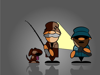 Doc & Crab character comic illustration