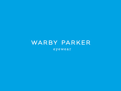 Warby Parker Identity identity logo warby parker