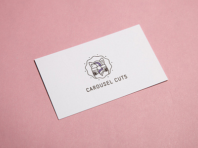 Carousel Cuts art direction branding identity illustration logo print