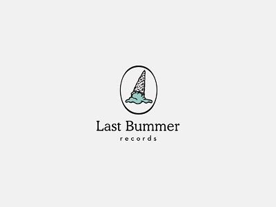 Last Bummer Records Identity branding identity logo