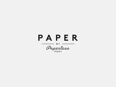 Paper by Paperless Post Identity