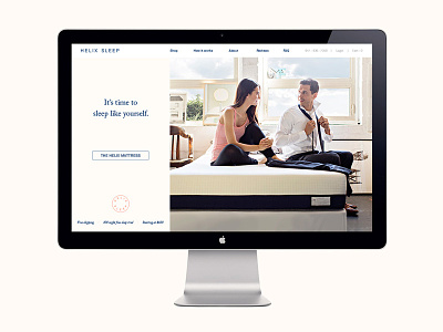 Helix Sleep Branding & Web Design branding design ecommerce mattress packaging responsive sleep web webdesign