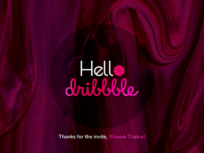 Hello Dribbble!