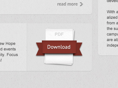PDF Download In Process button design icon texture web website