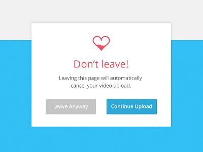 Don't leave! app button heart icon interface ui ux vector