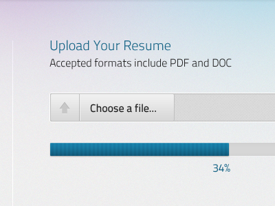 File Upload bar button design document field file form progress resume texture ui upload website