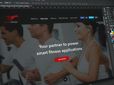 DigitalFitness Landing Page