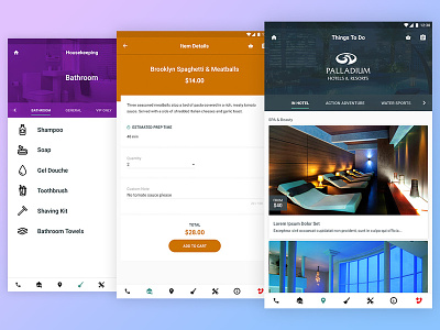 GuestFriend - Hotel Management android material material design ui ui design uiuxdesign user experience user inteface ux ux design