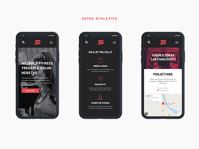 20350 Athletics - Fitness & Lifestyle Website