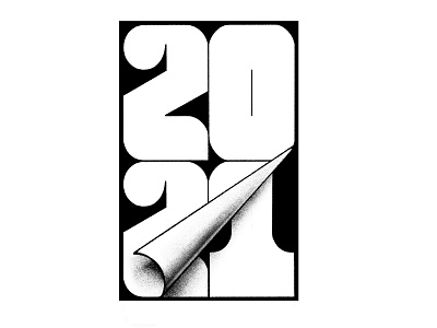 2020 typography illustration 2020 2020 design 2020 trends 2020calendar design illustraion number design procreate texture brushes type typography art