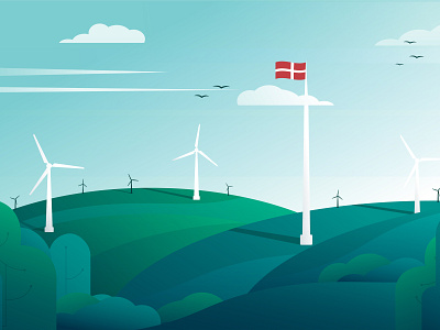 Denmark's wind power