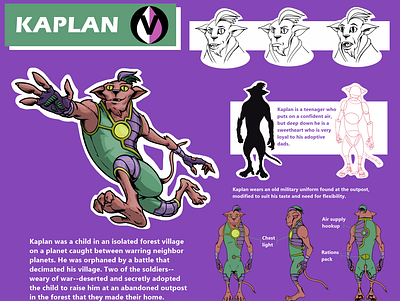 Kaplan: Monkey Cat Alien Teen design graphic design illustration