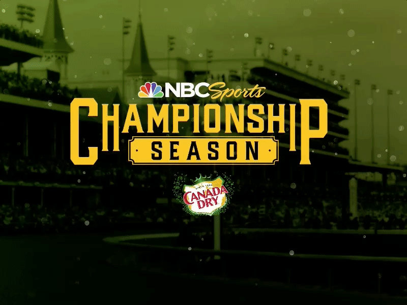 Championship Season branding identity kentucky derby logo nbc on air sports