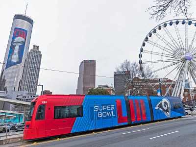 SUPER BOWL LIII (part 1 of 1000) 53 atlanta branding campaign event branding football identity liii los angeles new england patriots rams sports sports design super bowl