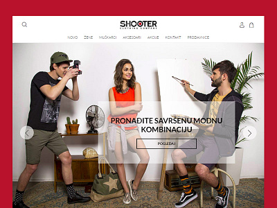 New Redesigned Fashion Webshop clothes design fashion responsive ui ux