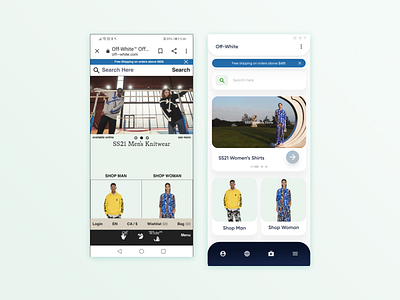 Off-White Mobile App | Daily Design