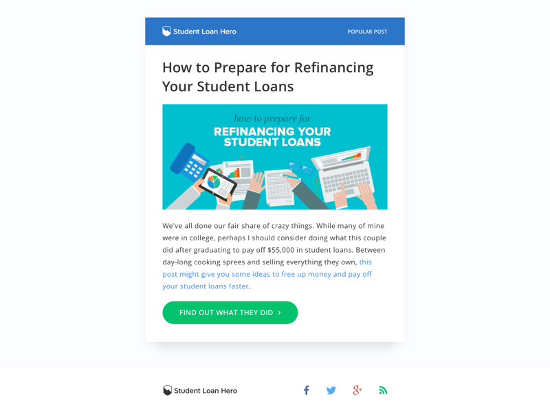 Student Loan Hero - Emails