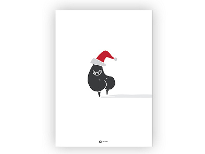 Merry Xmas ! graphic design illustration poster a day poster design
