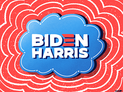 Biden/Harris 2020 biden harris campaign digital art drawing election graphic design illustration ipad joe biden kamala harris politics president procreate