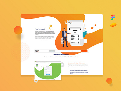 Landing page Recaudo landingpage uidesign uiux