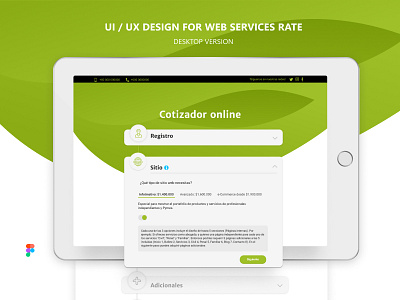 online quote figma homepage uiux webservicesrate