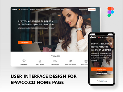 ePayco home figma homepage uidesign