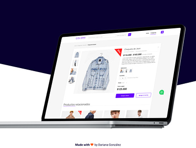 eCommerce Vende ePayco design figma landingpage uidesign