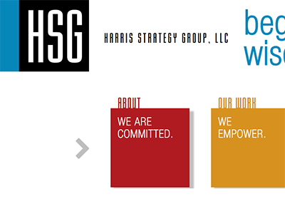 Harris Strategy Group Wordpress site