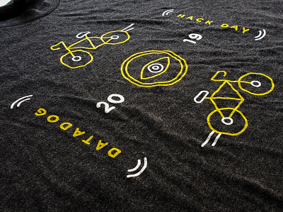 Datadog T-Shirt for Hack Day brand design branding hack day hackathon illustration shirt shirtdesign swag tshirt tshirt design tshirtdesign