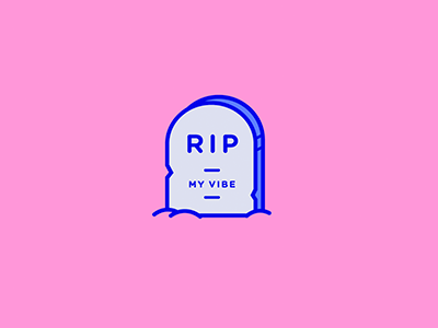 RIP My Vibe iconography icons illustration vibes