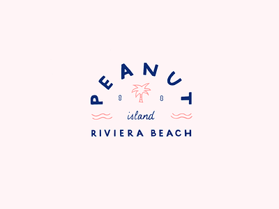 Peanut Island handlettering lettering