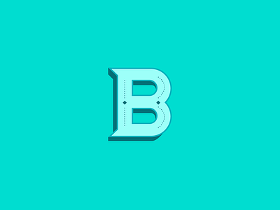 B 36daysoftype letter b type