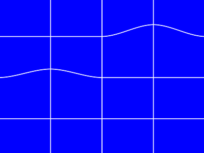 Bending the grid blue blueprint grid grid design grid layout line lineart