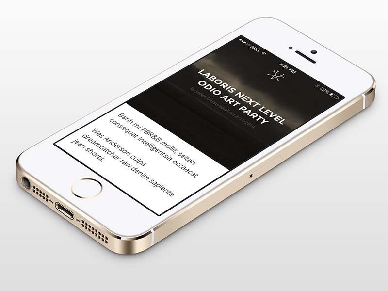 XV - Mobile jaden dessureault xv blog web ui responsive winnipeg mobile clean