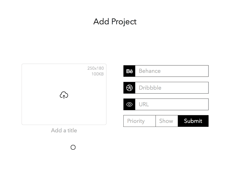 Showcase - Add Project project uploader progress css jquery animation gif web ui animated interaction