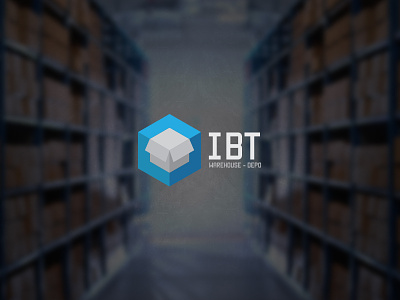 IBT Branding blue box brand branding cube depo driza erdis ibt logo prizren warehouse