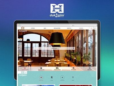 Hotel Dukagjini design driza dukagjini erdis flat hotel kosovo peja project web webdesign