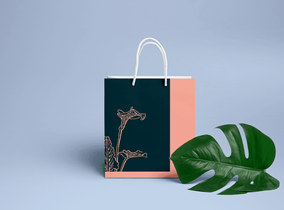 Branding - Sustainable Bags graphic design illustration paper bags