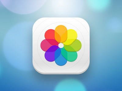 iOS7 Photos app icon ios ios7 iphone phone