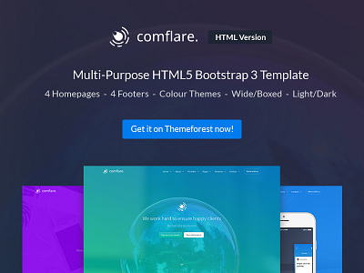 Comflare - Agency / App Multi Purpose Website