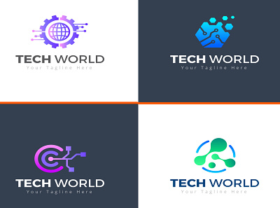 Tech logo design fiverr graphic design designer logo logo design tech logo technology technology logo