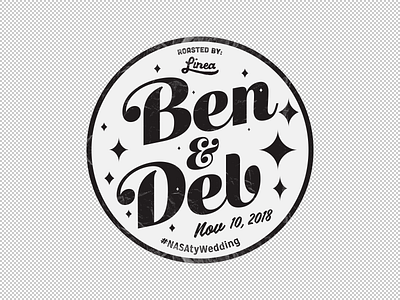 Ben & Deb Coffee Bean Sticker