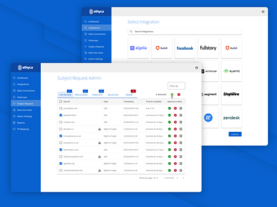 Ethyca Control Panel V1