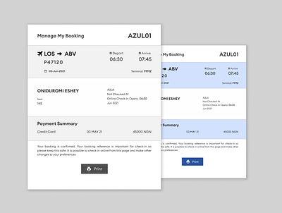 Online Flight Ticket case study mobile ui typography ui web ui