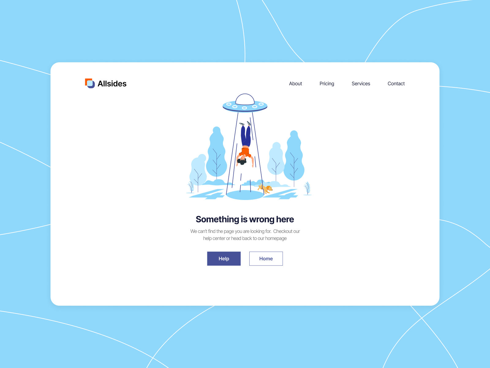 Error Page - Web Design by Orezi Mena on Dribbble